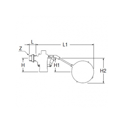 SANEI バランス型ボールタップ V52-30-