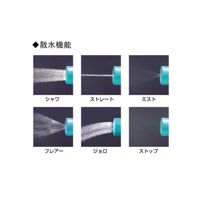 三栄水栓製作所 マルチレバーノズル ガーデニング ホースがねじれないジョイント 7パターンの散水  PN567-7 画像2