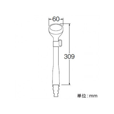 三栄水栓製作所 ソフトノズル ガーデニング バンド1個付 適合ホース内径:12～18mm  PN66-1S-M 画像2