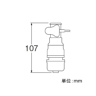 三栄水栓製作所 ゴム付元口セット ガーデニング 吐水口外径15～16.5mm用  PL70-90S 画像3