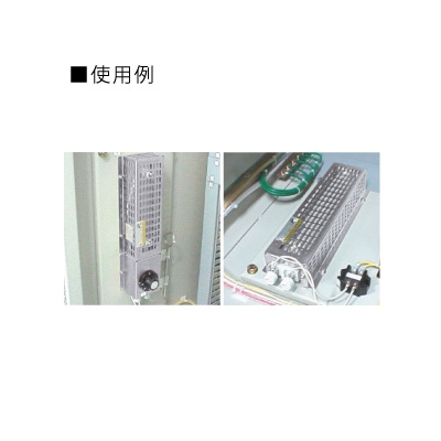 篠原電機 カバー付スペースヒーター 標準タイプ 4点取付 110V100W 端子カバー付 鋼板製  SHC4-1110-TC 画像3