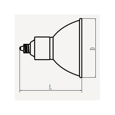 ウシオライティング ★ハロゲンランプ JRφ70 12V 75W形 中角 EZ10口金  JR12V50WLM/K7/EZ-H 画像2