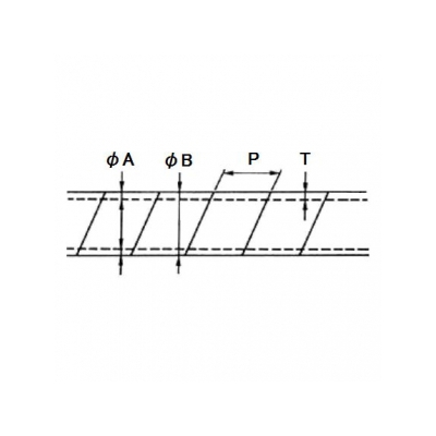 エスケイ工機 電線保護材 スパイラルチューブ 内径Φ6.0mm 外径7.6mm 黒 100m巻  SP-06BK 画像2