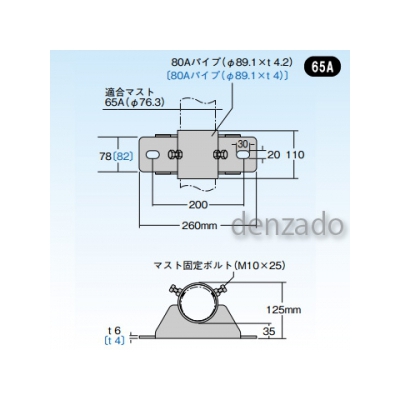 マスプロ  PSH80+ソコイタ