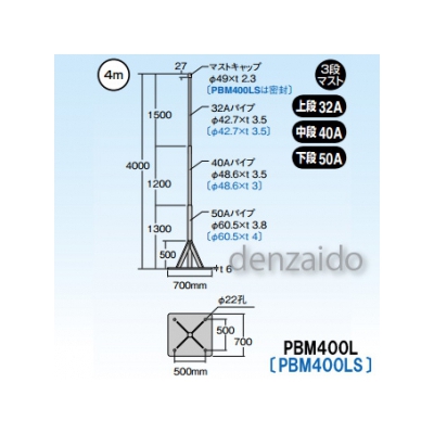 マスプロ  PBM400LS