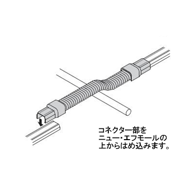 マサル工業 フレキジョイント 1号 チョコ 《ニュー・エフモール付属品》  SFMFJ19 画像4