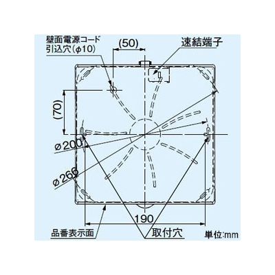 オンライン日本 パナソニック パイプファン FY-13PDA9D | www