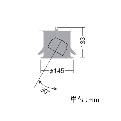 DAIKO LEDユニバーサルダウンライト 軒下用 LZ1 モジュールタイプ φ50 12Vダイクロハロゲン85W形60W相当 埋込穴φ125mm 電源別売 配光角20° 電球色タイプ  LZW-91623LW 画像2