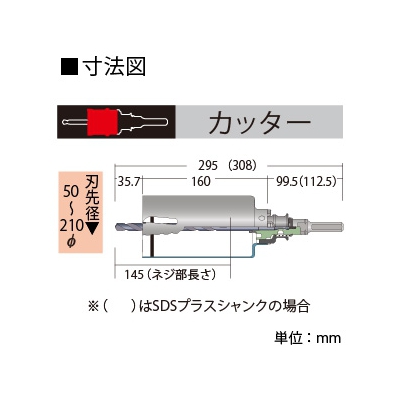 YAZAWA公式卸サイト】2×4サイディングコアカッター 回転専用 刃先径