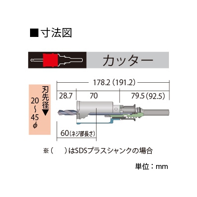 BOSCH 複合材コアカッター 回転専用 刃先径φ38mm 《ポリクリックシステム》  PFU-038C 画像2