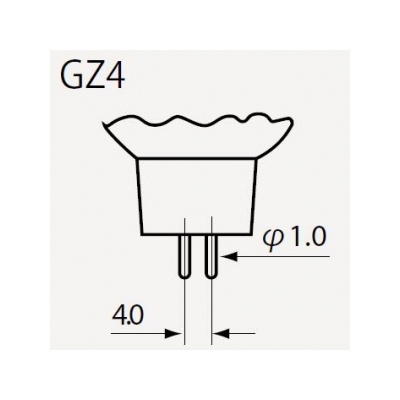 ウシオライティング ★ダイクロイックミラー付きハロゲンランプ JRφ35 12V 35W形 狭角 GZ4口金  JR12V28WLN/K3-H 画像3