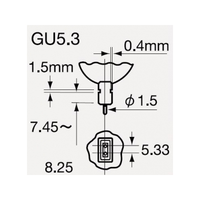 ウシオライティング ★ハロゲンランプ スーパーライン ADVANCE JRφ50 (省電力タイプ) 12V 30W 狭角 GU5.3口金  JR12V30WLN/KUV-H 画像3