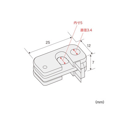 サンワサプライ 【eセキュリティ用パーツ】 取付部品 ケーブルロック機能付  SLE-13P 画像3