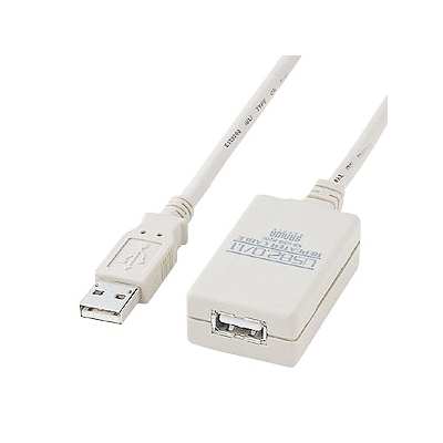 サンワサプライ USB2.0リピーターケーブル 長さ5m KB-USB-R205