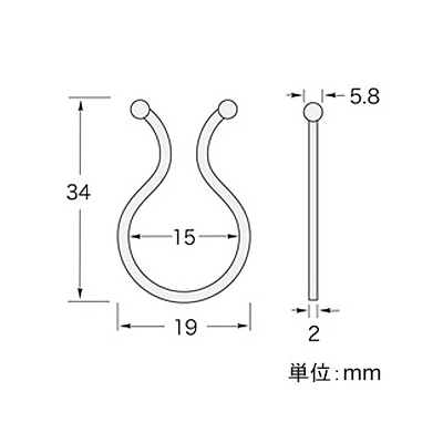 サンワサプライ ケーブルタイ(ツイスト) 15mmタイプ 25個入  CA-TW15N 画像3