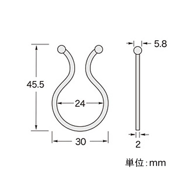 サンワサプライ ケーブルタイ(ツイスト) 24mmタイプ 25個入  CA-TW24N 画像3