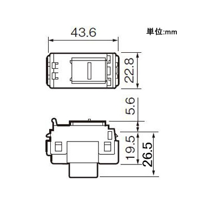 パナソニック 【コスモシリーズ ワイド21】 埋込ほたるスイッチE 4路 表示付 100V用 AC15A  WT50549 画像2