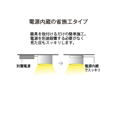 DAIKO LEDシーリングダウンライト 温白色 FHT32W×2灯相当 配光角60度 AC100V/200V/242V兼用 LZ2C  LZD-91816AWE 画像2