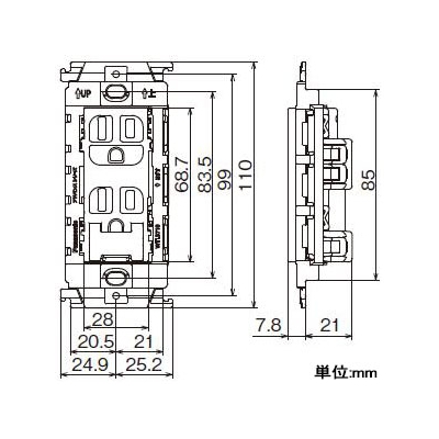 パナソニック 埋込アースターミナル付接地ダブルコンセント 絶縁枠付 15A 125V ベージュ  WTL11324F 画像2