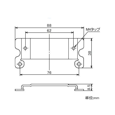 パナソニック フロアプレート交換用金具 角Ⅱ型インナーコンセント  DUB8102 画像2