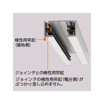 東芝 ライティングレール Ⅵ形 長さ1m 白  NDR0211 画像2