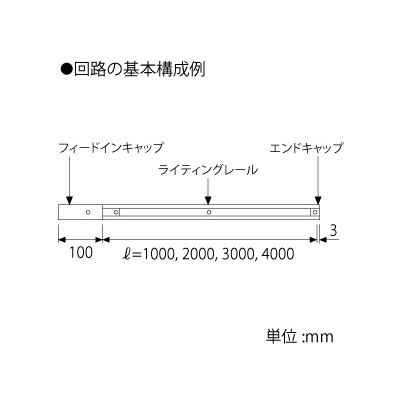 東芝 ライティングレール Ⅵ形 長さ1m 白  NDR0211 画像3