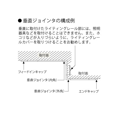 東芝 垂直ジョインタ 内角 Ⅵ形 白  NDR0240 画像4