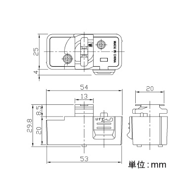 東芝 ライティングレール用引掛シーリングボディ Ⅵ形 黒  NDR7010K 画像2