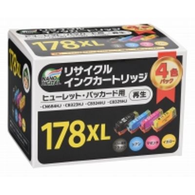 スカイホースジャパン 【生産完了】リサイクルインク HP用 4色パック RH178CL4PACK