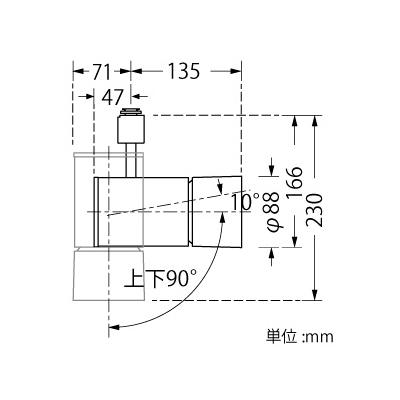 山田照明 LED一体型スポットライト ダクトプラグタイプ 調光対応 HID35W相当 温白色 配光角度21° 天井・壁付兼用  SD-4433-L 画像2