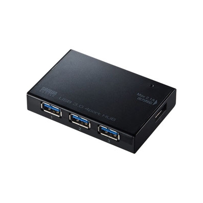 サンワサプライ  USB-3HCA410BK