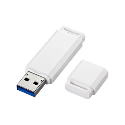 サンワサプライ USB3.0メモリ 4GB 高速USBメモリ ストラップホール付 UFD-3U4GWN