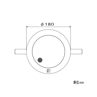 TOA 天井埋込型スピーカー BGM用 6W 12cmコーン型 天井穴径φ150mm  PC-1861 画像2