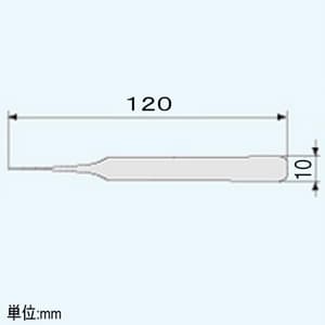 エンジニア ピンセット GG型 極細タイプ 非磁性タイプ 全長120mm  PT-05 画像3