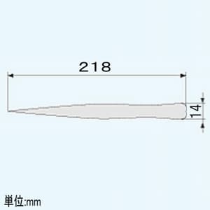 エンジニア 430耐食性エコノミーピンセット 直型タイプ 全長218mm 先端ギザ付  PTS-06 画像2