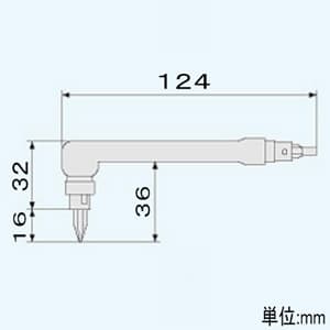 エンジニア ツインレンチドライバーセット 特殊ネジ対応型 ビュレットタイプ 対辺6.35mm 10本組  DR-50 画像2