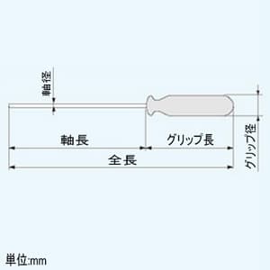 エンジニア 六角ドライバー 対辺1.5mm 全長144mm  DH-15 画像2