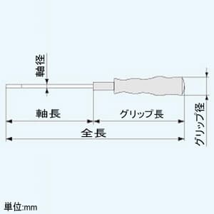 エンジニア ミニソフトドライバー 先端(+)#00 全長167mm  DG-22 画像2