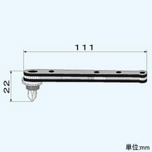 エンジニア オフセットラチェットセット 薄型タイプ 対辺6.35mm 早廻し機構付 5本組  DR-55 画像4