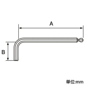 エンジニア ボールレンチ 対辺1.5mm ボールポイント形状  TWB-15 画像3