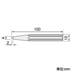 エンジニア センターポンチ 全長100mm  TZ-07 画像2