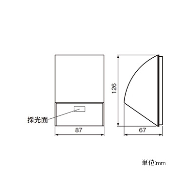 パナソニック スマート電子消灯タイマ付EEスイッチ 点灯照度調整形 露出・埋込両用 AC100V 8A ホワイトシルバー  EE4518S 画像2