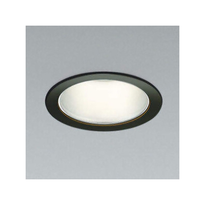 コイズミ照明 LEDベースダウンライト 防雨型 600lmクラス 白熱球60W相当 温白色 埋込穴φ100mm 照度角65° ブラック AD45817L