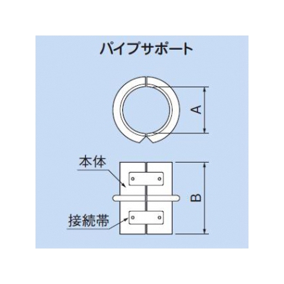 因幡電工 パイプロック パイプサポート+固定バンド 空調配管用縦引配管固定金具  TK-4K 画像3