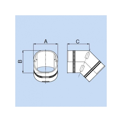 因幡電工 スリムダクトSD スリムコーナー立面45° 曲り 77タイプ ブラウン  SCF-77-B 画像3