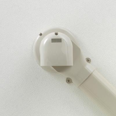 因幡電工 スリムダクトLD ウォールコーナー エアコンキャップ/換気エアコン用 壁面取り出し 70タイプ アイボリー  LDWX-70-I 画像2