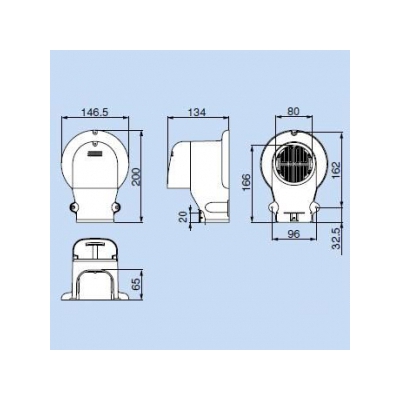 因幡電工 ウォールコーナー エアコンキャップ/換気エアコン用 壁面取り出し用 大口径タイプ アイボリー  SWX-77L-I 画像3