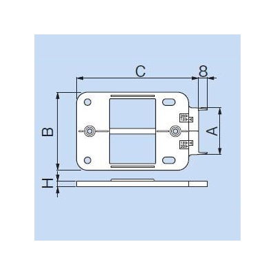 因幡電工 【数量限定特価】給水・給湯用配管化粧カバー(屋内用) 《リフォームダクトJD》 JEC/JEH用スペーサー  JECS-13 画像3