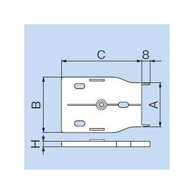 因幡電工 給水・給湯用配管化粧カバー(屋内用) 《リフォームダクトJD》 JSC用スペーサー  JSCS-13 画像2