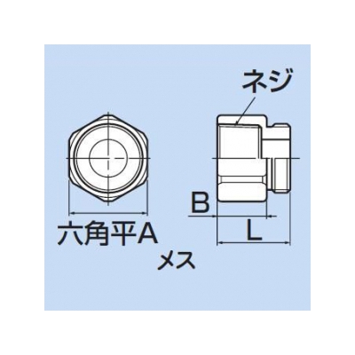 因幡電工 メスアダプター FN-13用  アダプタメスFN13ヨウ 画像2